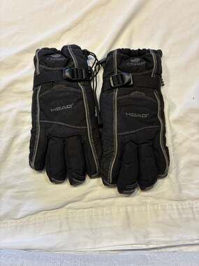 HEAD Outlast Waterproof Breathable Ski Snowboard Gloves with Heat Pack Pocket
